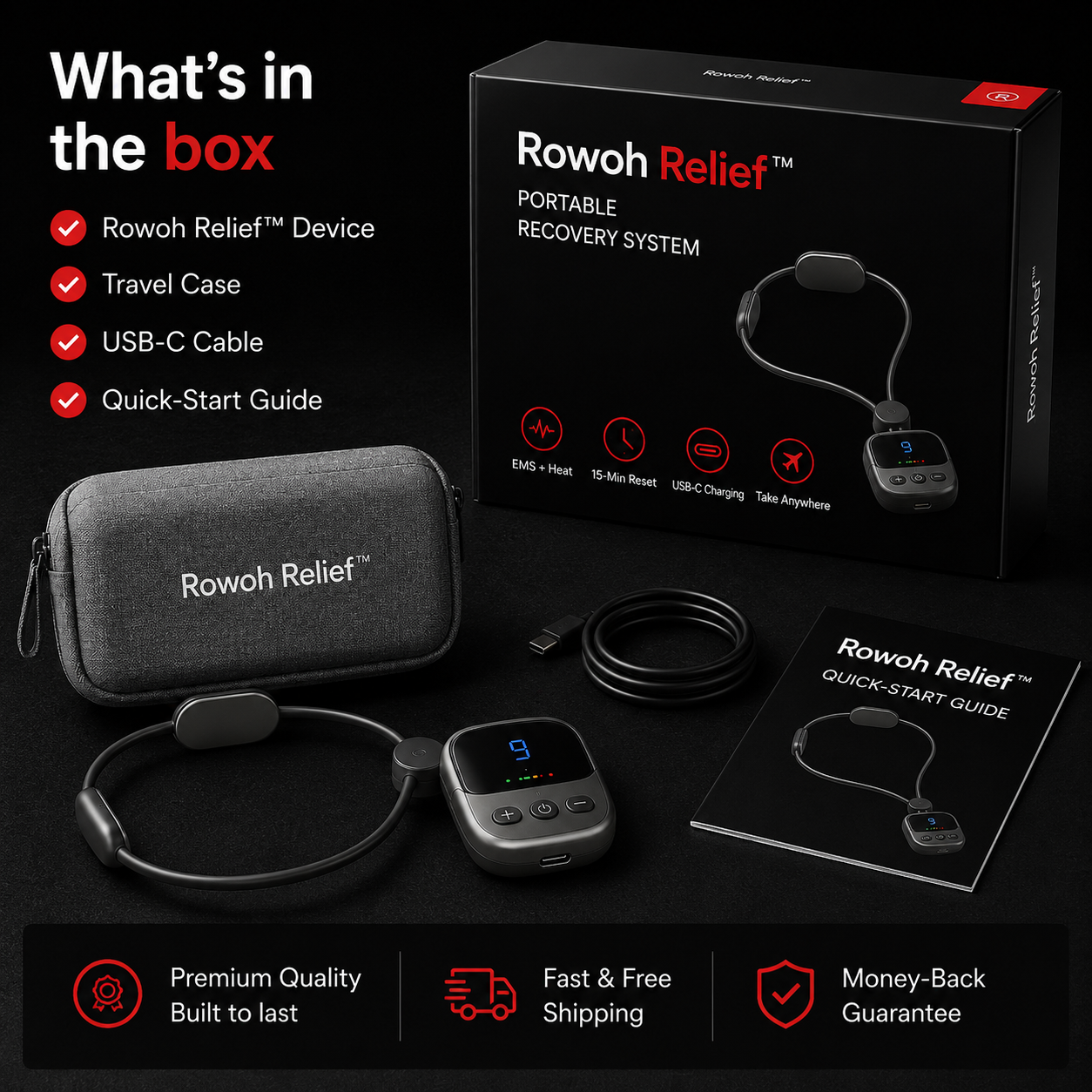 Rowoh Relief™-Portable Recovery System