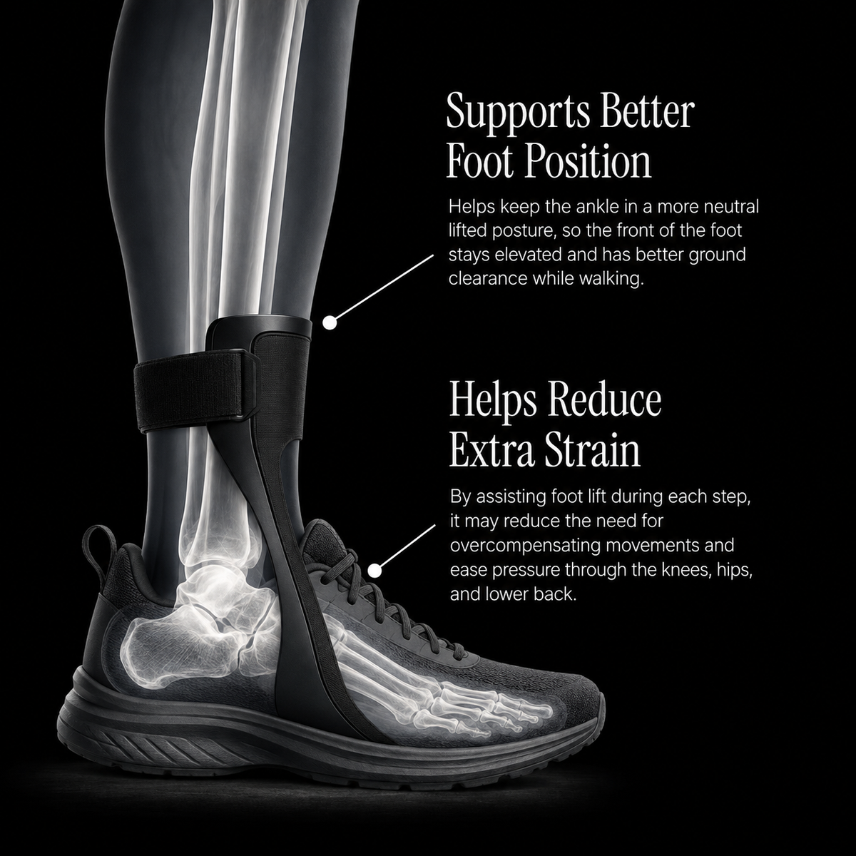 StepEase™ Foot Drop Support