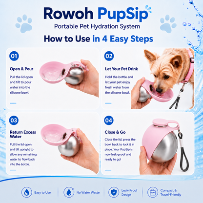 Rowoh PupSip™ Pet Hydration System