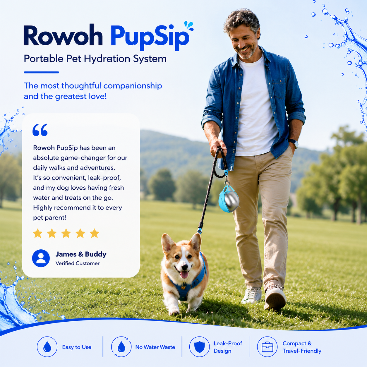 Rowoh PupSip™ Pet Hydration System
