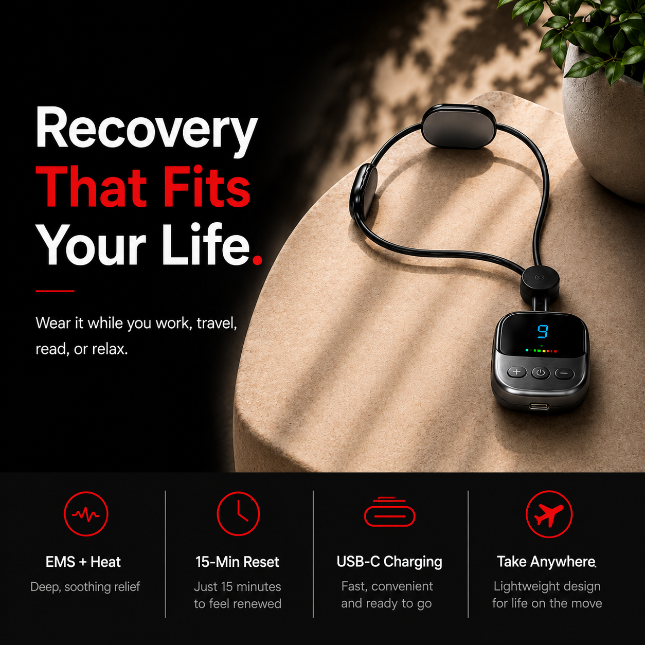 Rowoh Relief™-Portable Recovery System